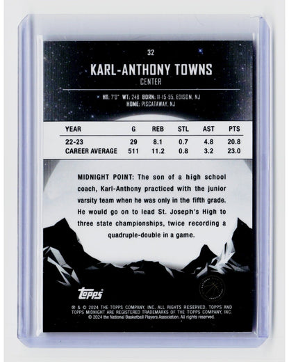 2023-24 Topps Midnight - Karl-Anthony Towns #321