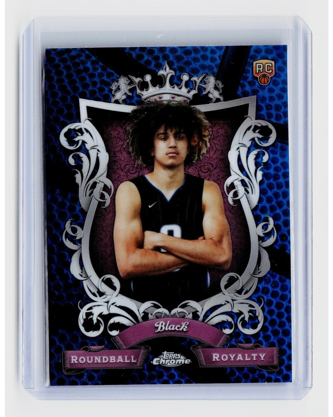 2023-24 Topps Chrome - Roundball Royalty Anthony Black Blue Basketball Refractor0