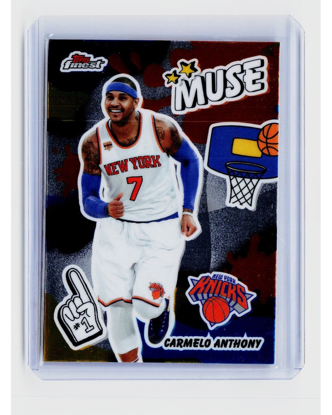 2025 26 Topps Finest   Muse Carmelo Anthony #M 70