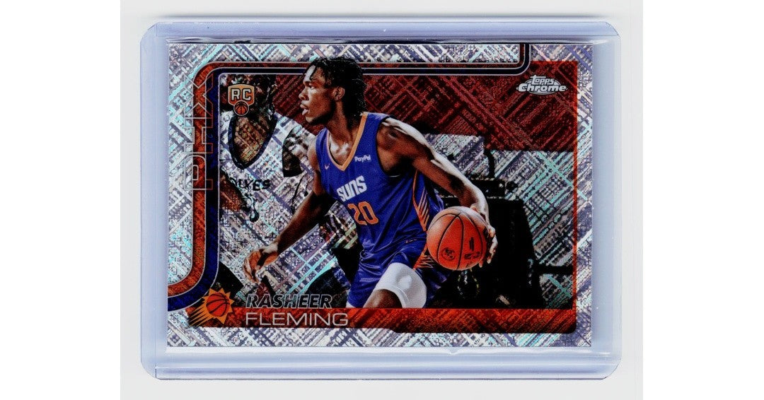 2025-26 Topps Chrome Rasheer Fleming #281 Skylight Refractor RC0