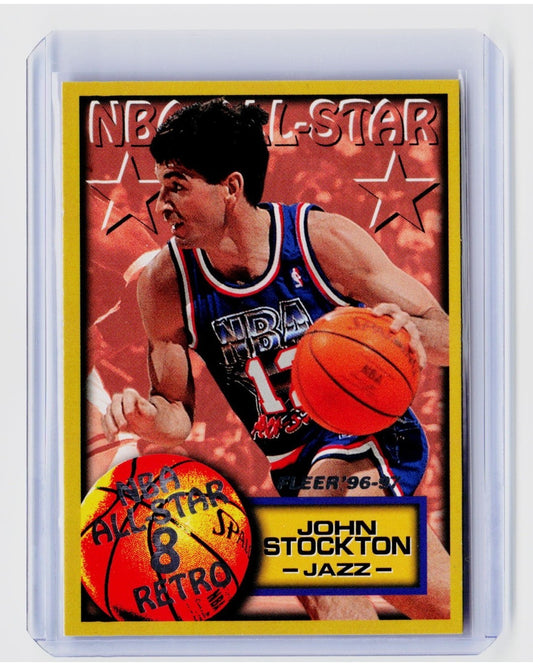 1996-97 Fleer NBA All-Star John Stockton #2850