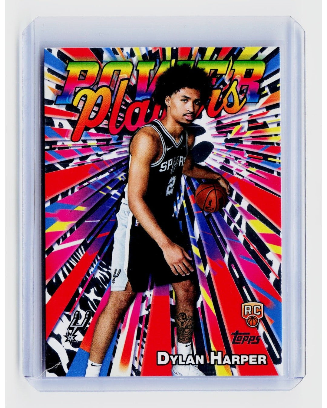 2025 26 Topps   Power Players Dylan Harper #PP 17 (RC)0