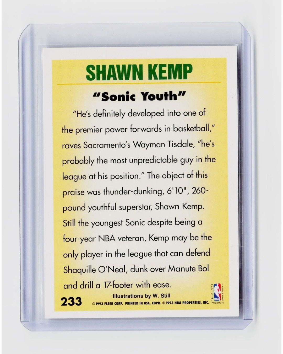 1993-94 Fleer - Pro Visions Shawn Kemp #2331