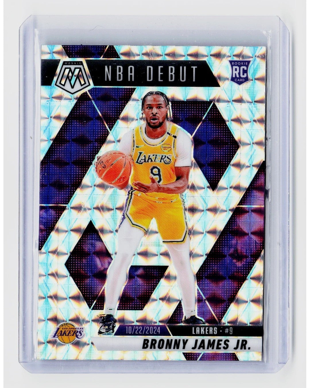 2024-25 Panini Mosaic NBA Debut Bronny James RC Mosaic Prizm #2620
