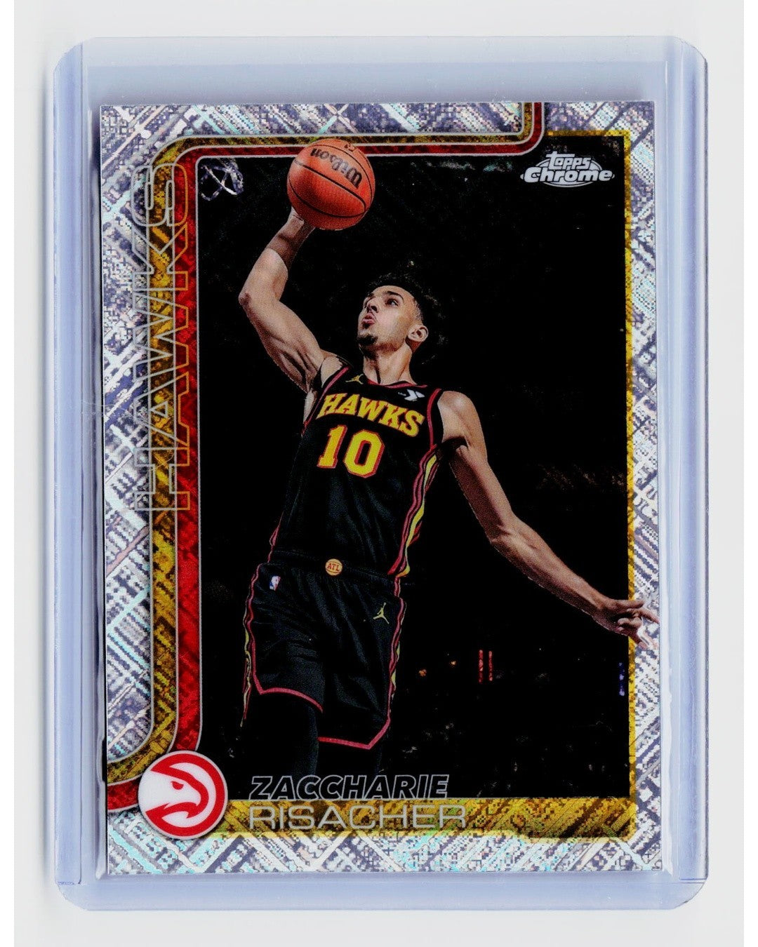 2025-26 Topps Chrome - Zaccharie Risacher #2 Skylight Refractor0